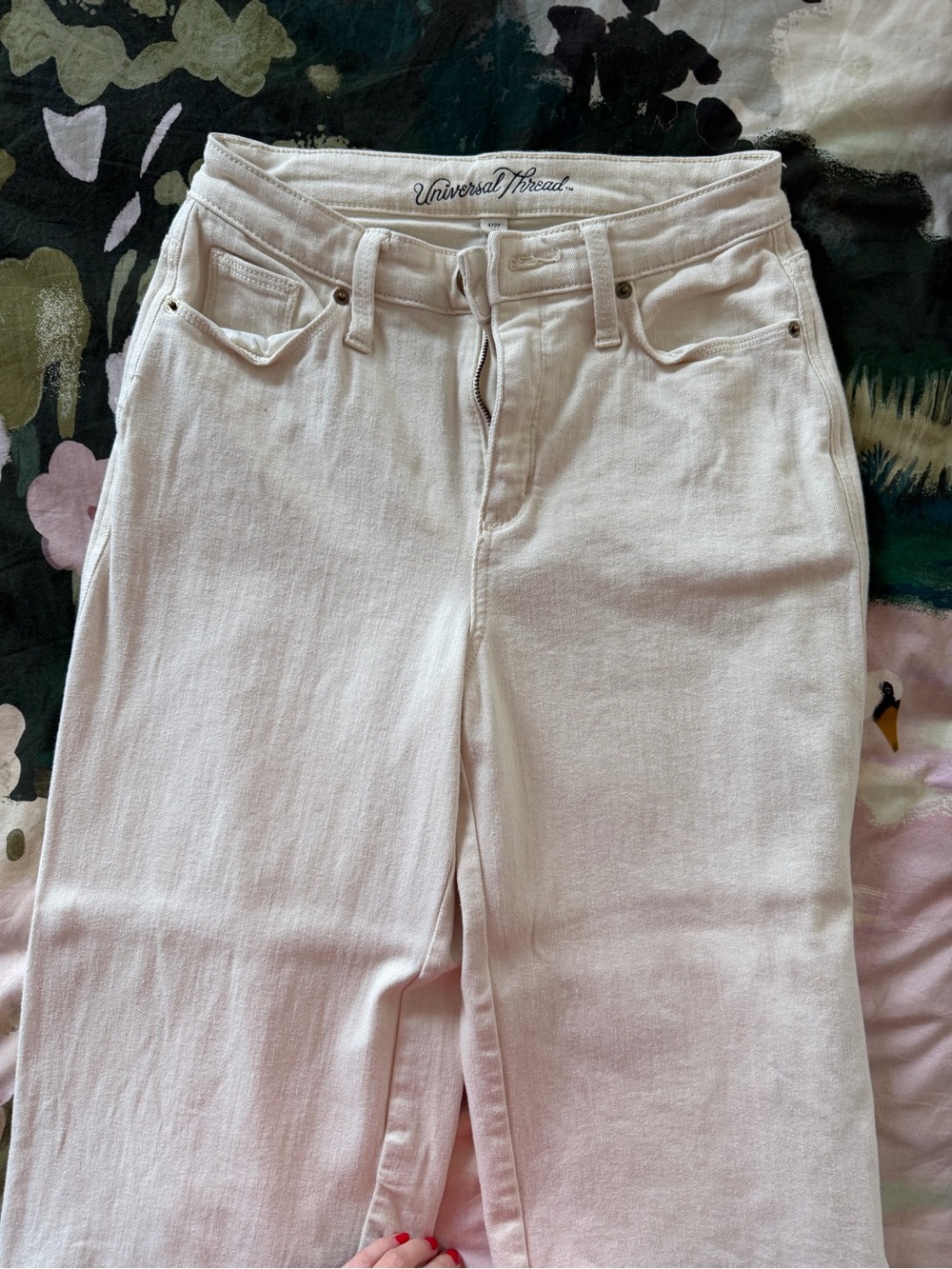 Universal Thread Highest Rise Wide Leg Crop Jeans